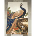 Glass Painting Designs Peacock Pattern Art Mural Mosaic Tile